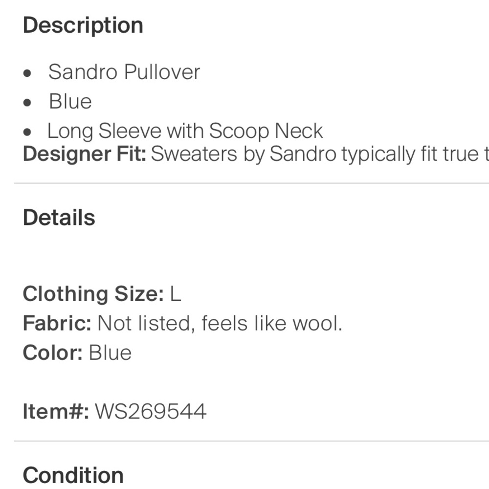 Sandro top - Picture 3 of 6